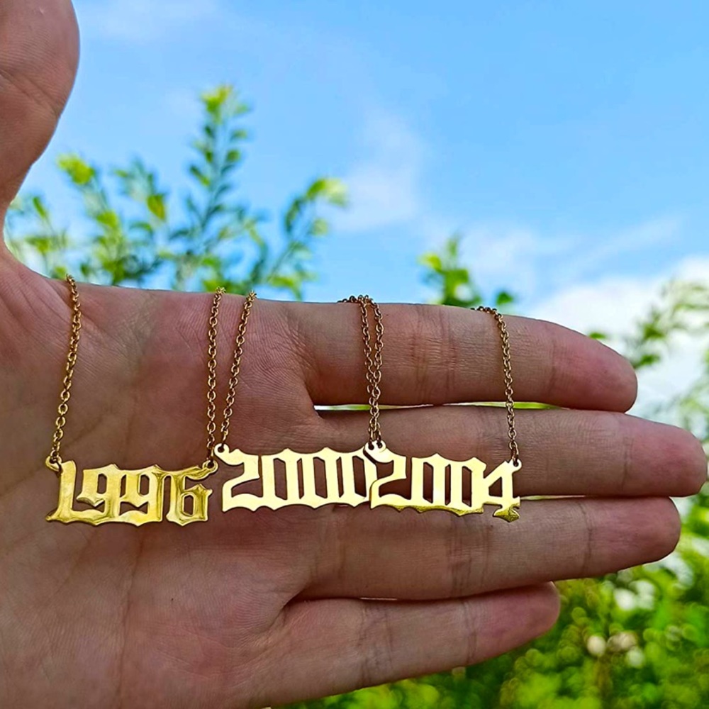 1994 customized gold plated necklace